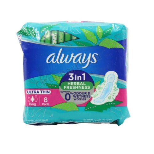 Always Ultra Thin Herbal Pads 8s