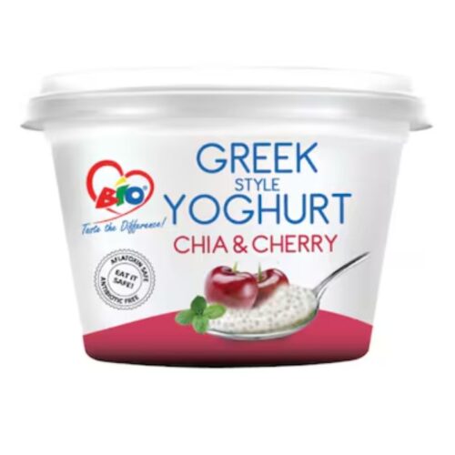 Bio Greek Chia & Cherry Yoghurt 200ml