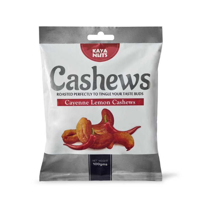 Cayenne Lemon Spiced Cashew Nuts 100g